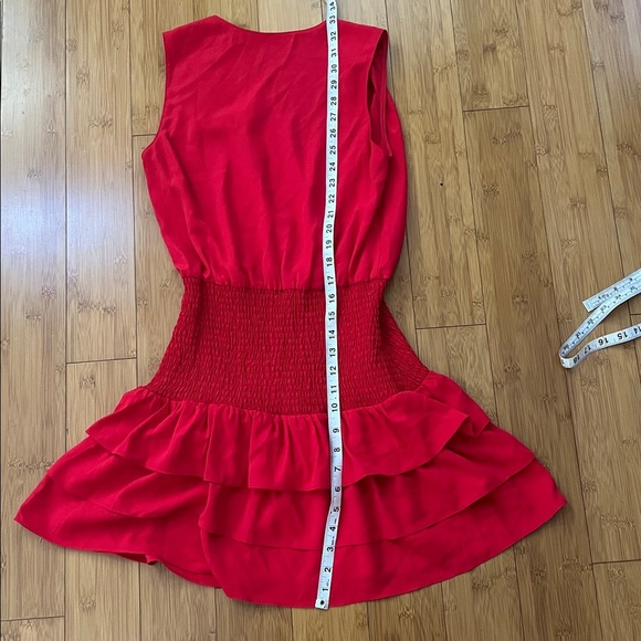Amanda Uprichard Red Chantel Dress small - Picture 6 of 6